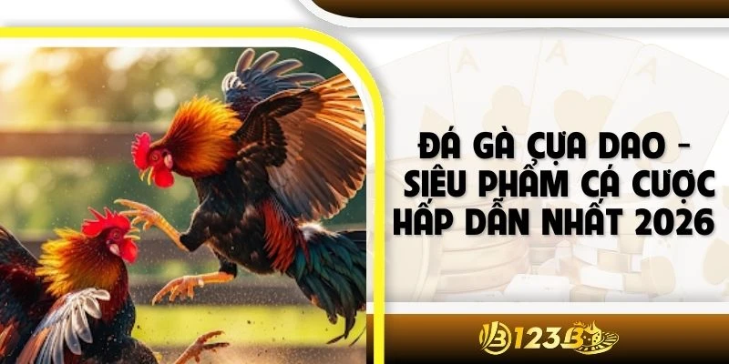 Đá Gà Cựa Dao - Siêu Phẩm Cá Cược Hấp Dẫn Nhất 2026 